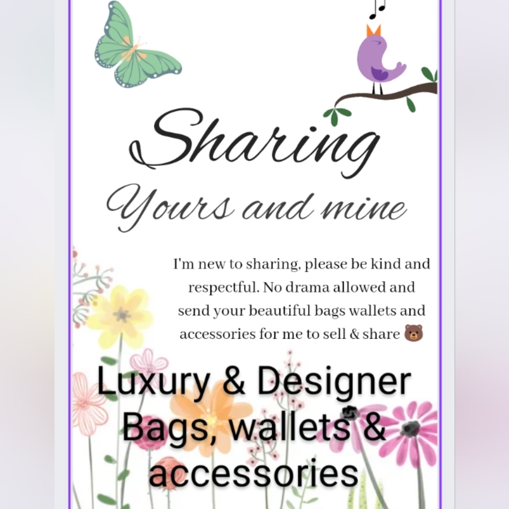 SHARING YOURS Luxury, Designer Bags & accessories! 🐻🩷